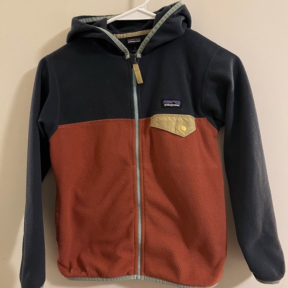 Patagonia Kids' Micro D Snap T fleece jacket size small